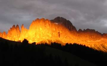 Sonnenuntergang Rosengarten (9)